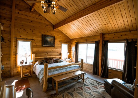 BEST VIEW in Estes Park! 2nd of 2 adjacent STUNNING cabins on Lake Estes 3449