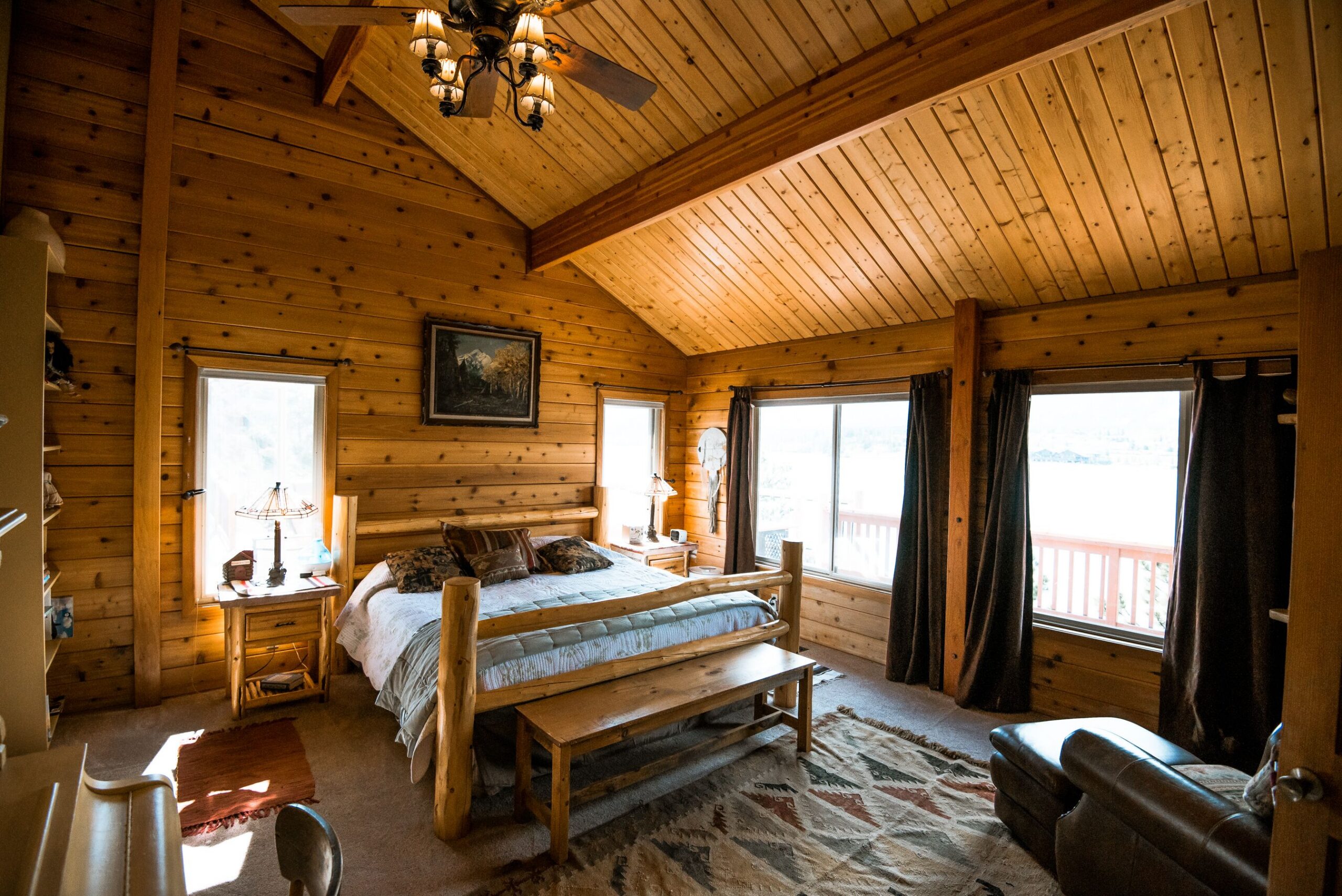 BEST VIEW in Estes Park! 2nd of 2 adjacent STUNNING cabins on Lake Estes 3449